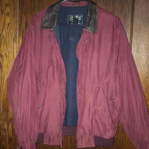 Eddie Bauer burgundy jacket